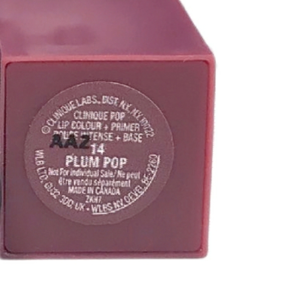 Clinique Pop Lip Colour + Primer MINI Lipstick in Plum Pop *NEW! - Picture 15 of 16